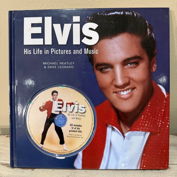 Elvis: His Life in Pictures and Music Book with CD - Picture 1 of 10